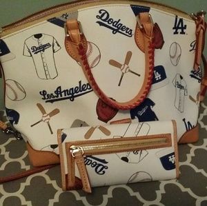Dooney and Bourke dodger purse and matching wallet